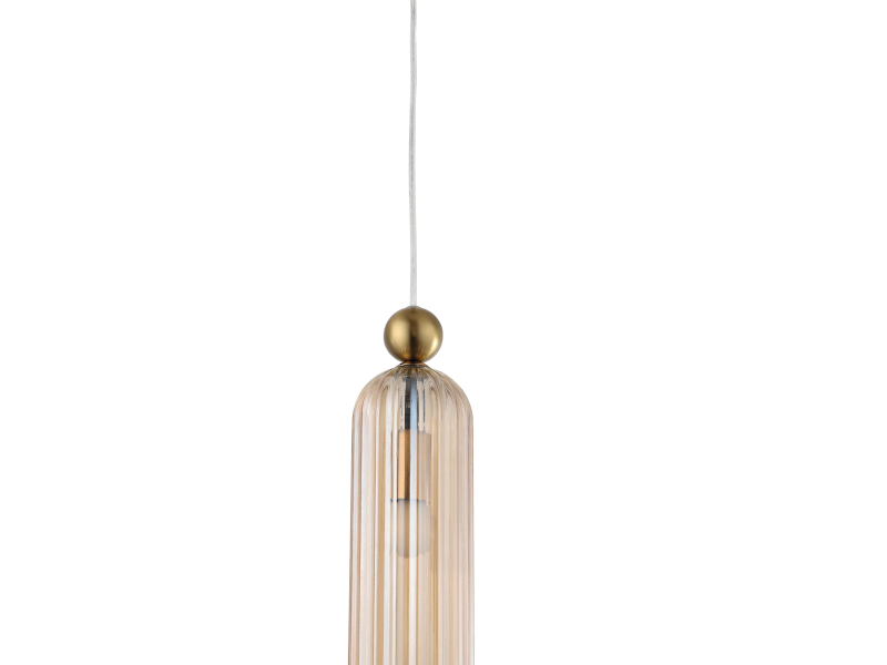 Metal Pendant With Glass