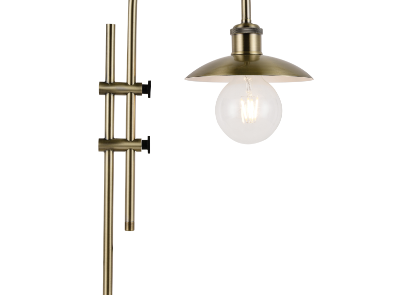Metal Table Lamp Antique Brass