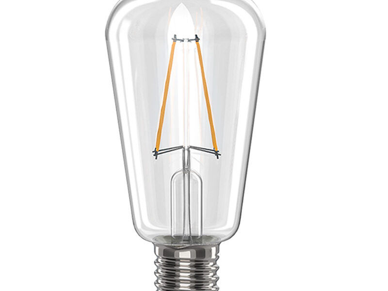 Clear LED Filament Pear Warm White
