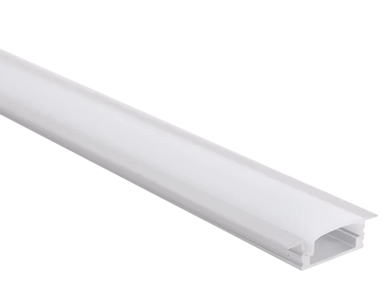 Aluminium Profile 3 Meter Recessed With Opal Cover