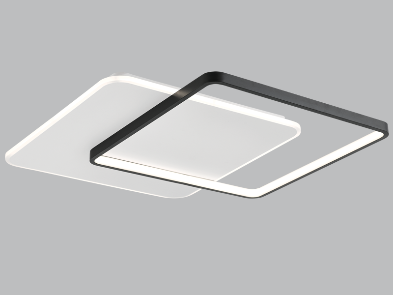 Square Overlapping Ceiling Fitting