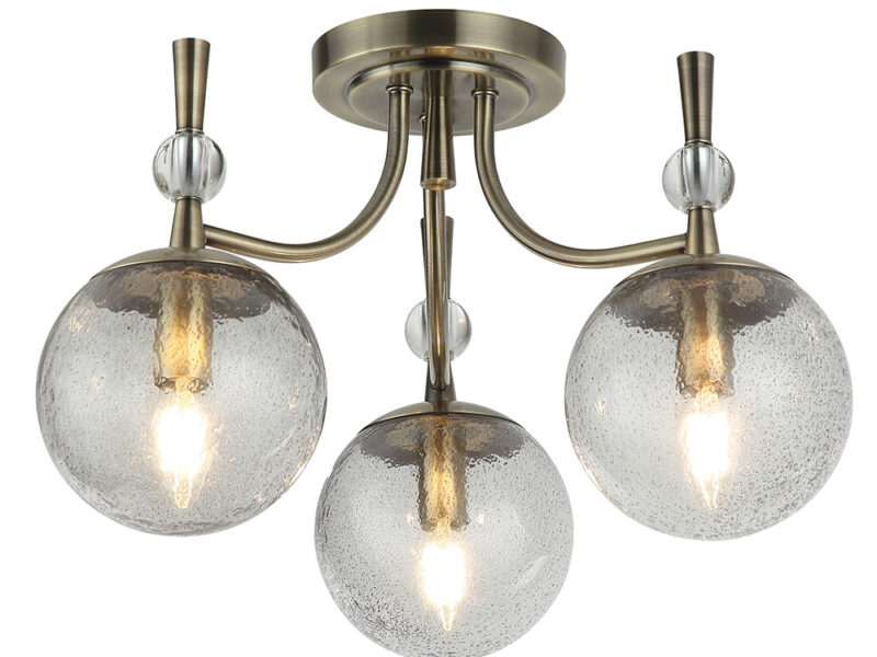 Antique Ceiling Fitting 3 Light
