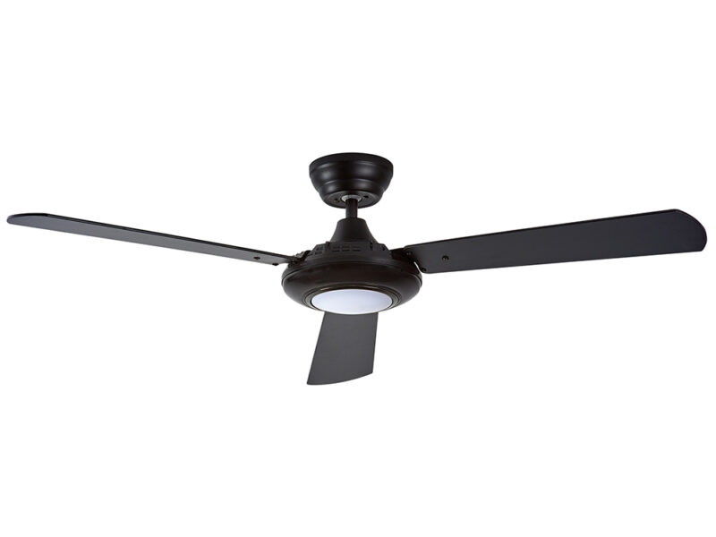 3 Blade Ceiling Fan - Reversible Wood-look blades