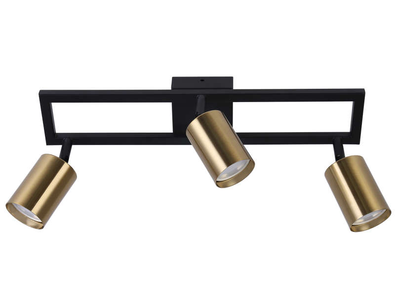 Square Spotlight - Black & Gold