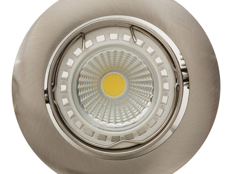 Down Lighter Tilt GU10 Satin Chrome