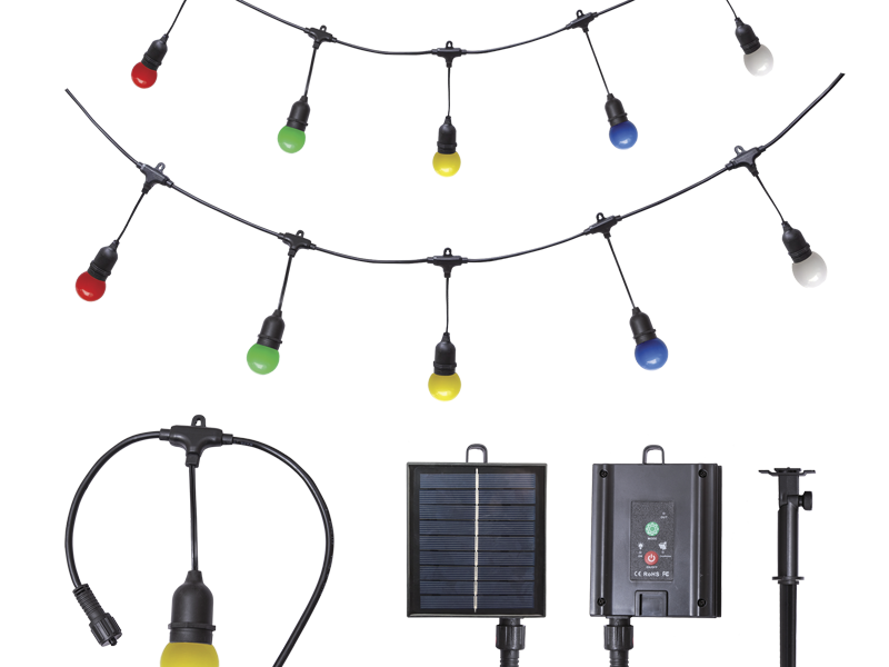 Solar Outdoor String - Multi Colour