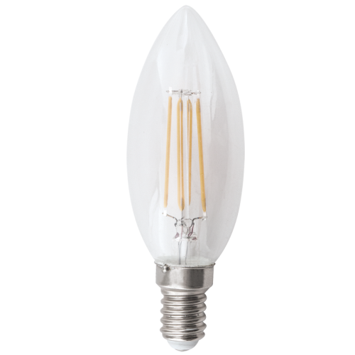 E14 Candle LED Filament Dimmable Cool White