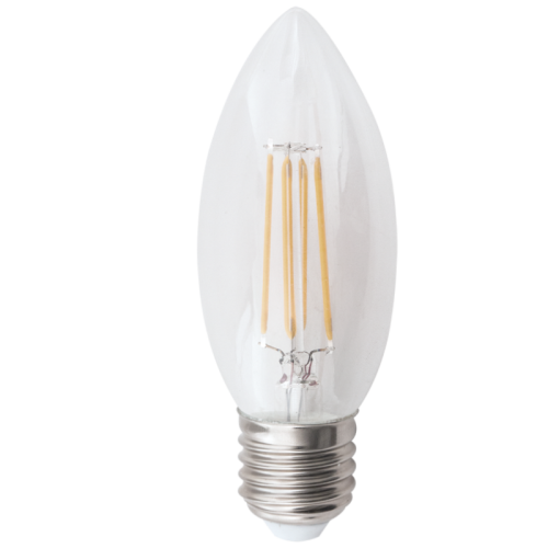 E27 Candle LED Filament Dimmable Warm White