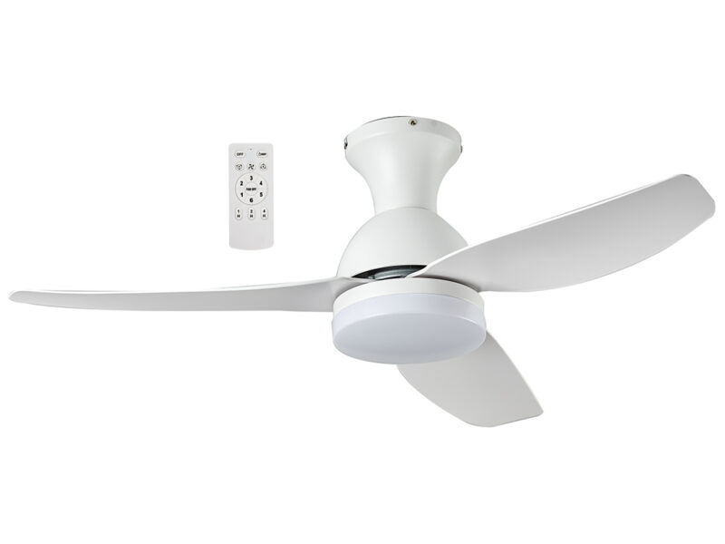 3 Blade Compact Ceiling Fan -White