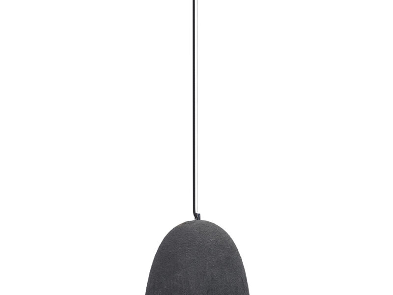 Ceramic Narrow shade pendant black