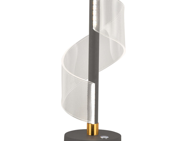 Twirl Table Lamp - Grey