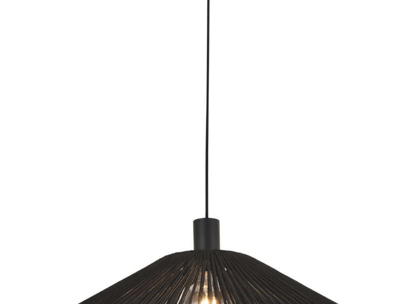 Metal and Nylon Rope Pendant
