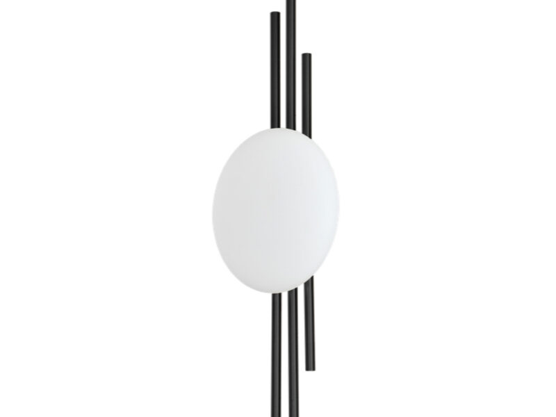 3 Bar Wall Light Black