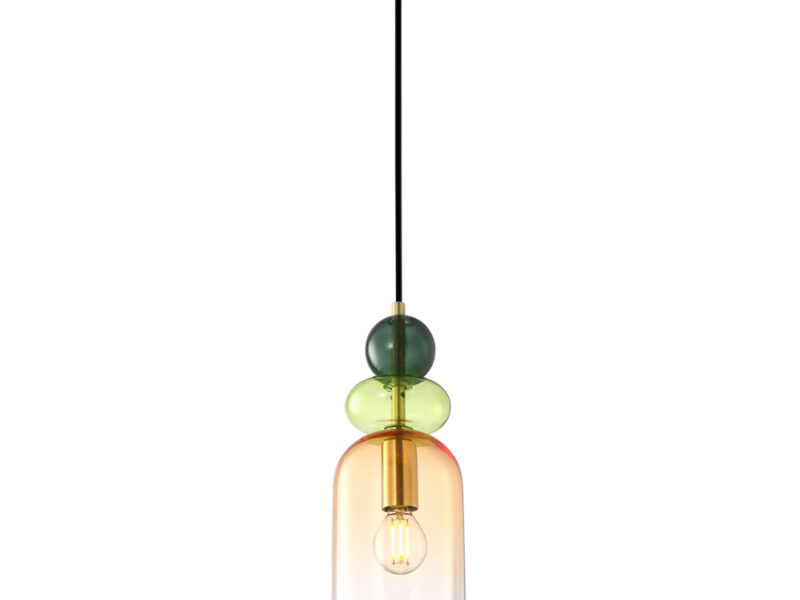 Rainbow Orange Shadow Glass
