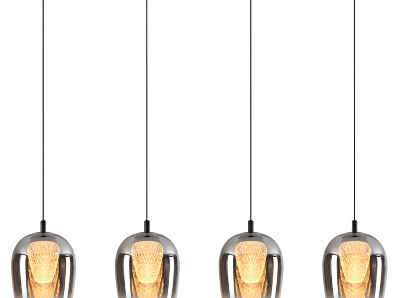 Crystal Egg Pendant 4 Light