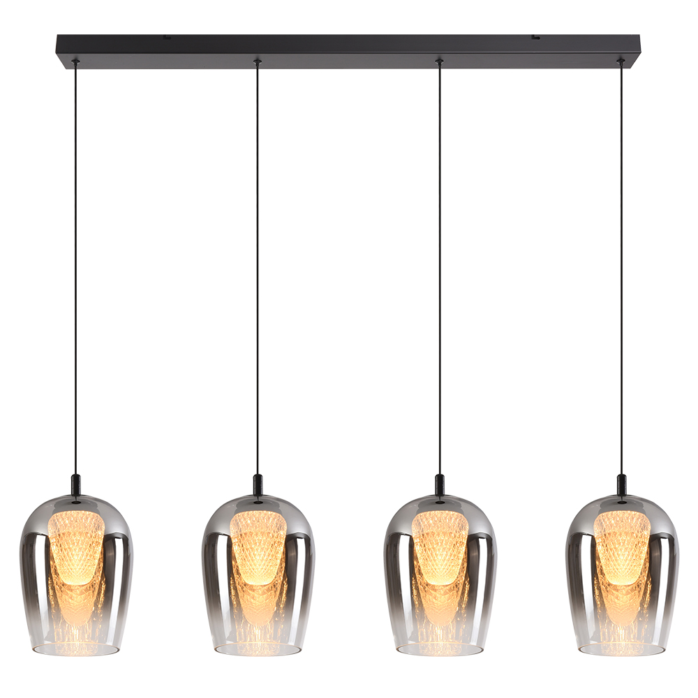 Crystal Egg Pendant 4 Light