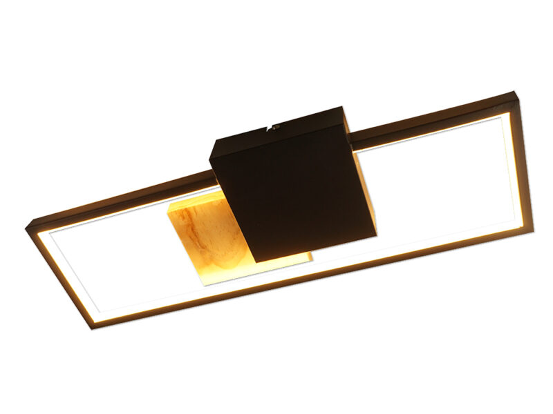 Rectangular Ying & Yang Ceiling fitting