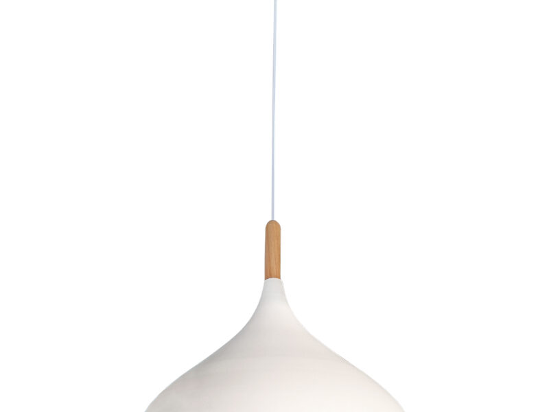 Metal and Wood Modern Pendant