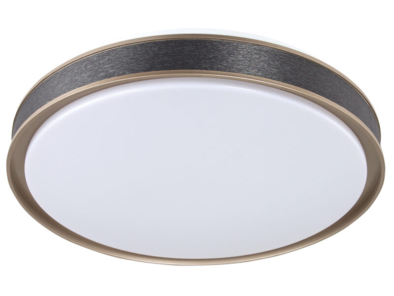 Brushed Black and Gold Ceiling Fitting