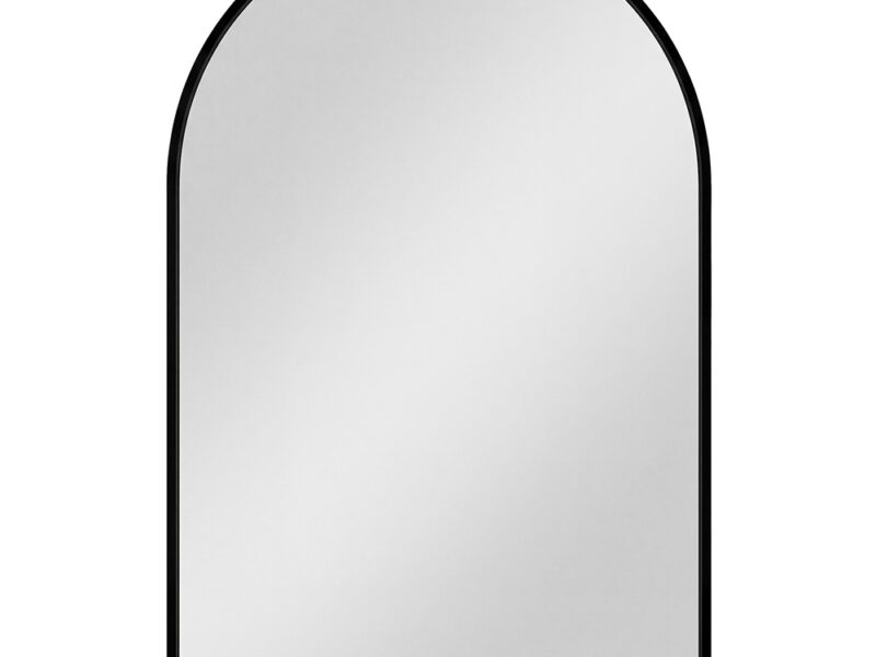 Black Framed Arch Mirror