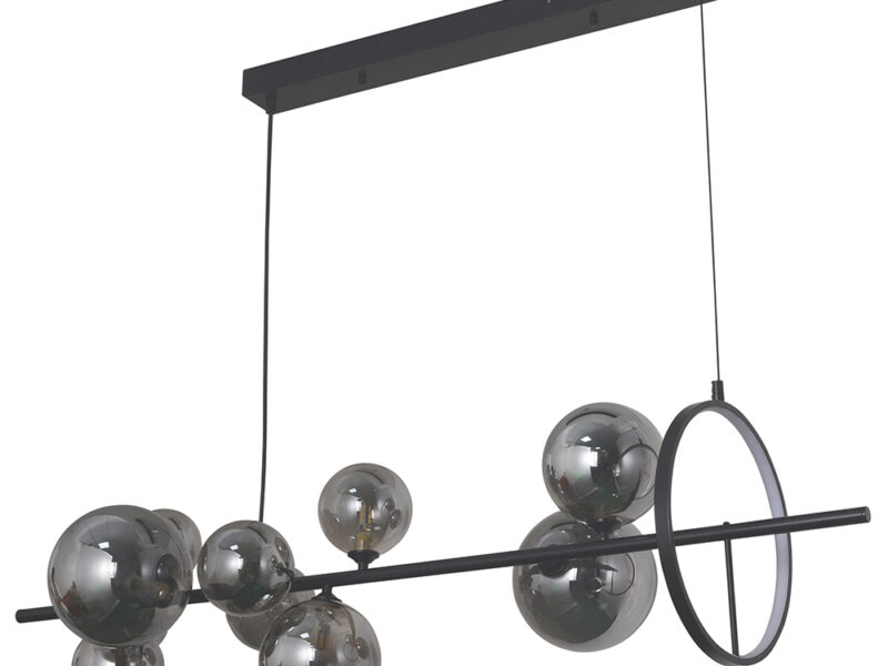 10 Light Bubble with Loop Pendant