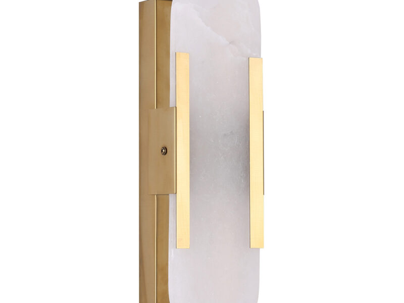 Marble and Gold Wall Light