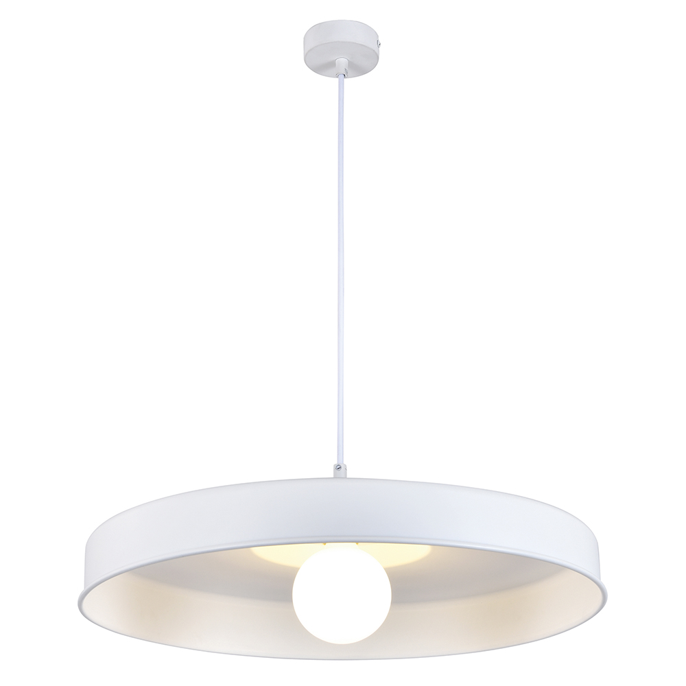 Metal Pendant White